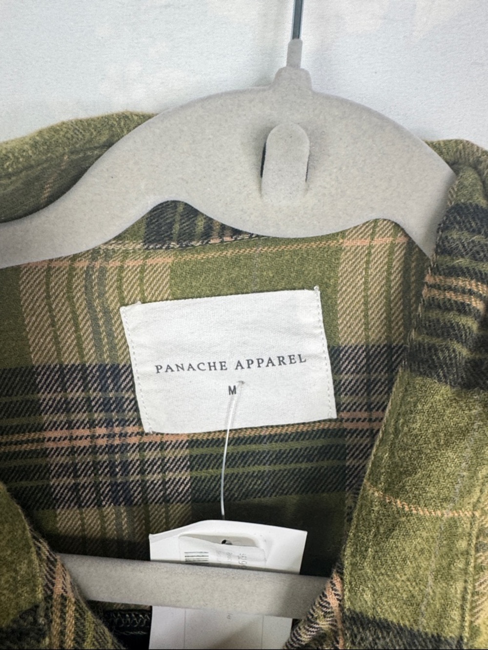 Panache Olive, Black & Tan Plaid Flannel - Picture 2 of 5